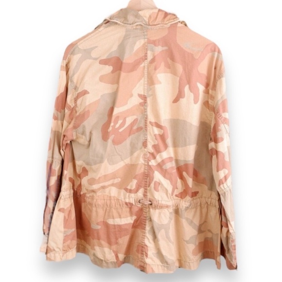 FREE PEOPLE Lead The Way Camo Jacket 🧥 | Longline Utility Grunge - Picture 9 of 16
